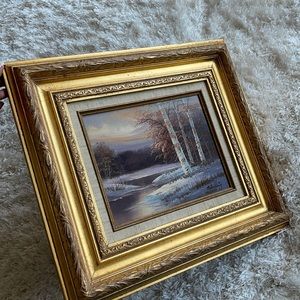 Artistic Interior Walking Art Group Oil Painting by Peggy Bankston